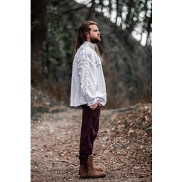 Pirate shirt with laces, white - Celtic Webmerchant