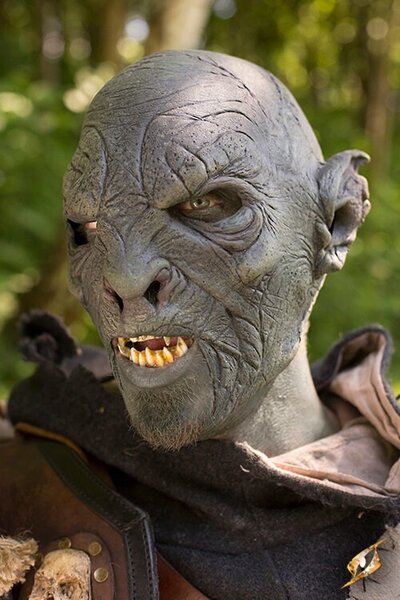 Dunkler Orc Maske - Celtic Webmerchant