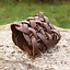 Woven leather bracelet, brown - Celtic Webmerchant