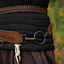 Braided sword belt, brown - Celtic Webmerchant
