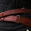 Braided sword belt, red - Celtic Webmerchant