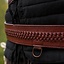 Braided sword belt, red - Celtic Webmerchant