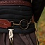 Braided sword belt, red - Celtic Webmerchant