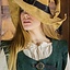 Chapeau de sorcière Morgana, brun clair - Celtic Webmerchant