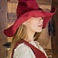 Chapeau de sorcière Morgana, rouge - Celtic Webmerchant