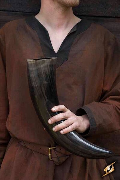 Drinking horn Valhalla 1,5 L, light - Celtic Webmerchant