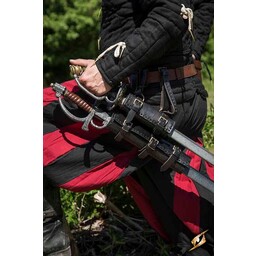 Doble soporte para armas LARP, negro - Celtic Webmerchant