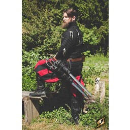 Dubbelhållare för LARP vapen, svart - Celtic Webmerchant