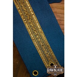 Ceinture en tissu Jeanne - Bleu / doré - Celtic Webmerchant