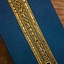 Ceinture en tissu Jeanne - Bleu / doré - Celtic Webmerchant