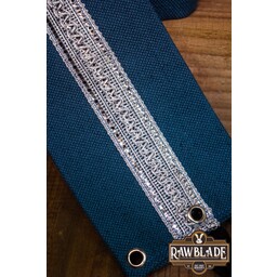 Ceinture en tissu Jeanne - Bleu / argent - Celtic Webmerchant