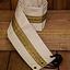 Ceinture en tissu Jeanne - Blanc / doré - Celtic Webmerchant