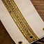 Ceinture en tissu Jeanne - Blanc / doré - Celtic Webmerchant