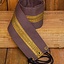 Jeanne fabric belt - Brown / silver - Celtic Webmerchant