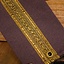 Jeanne fabric belt - Brown / silver - Celtic Webmerchant