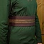 Jeanne fabric belt - Brown / silver - Celtic Webmerchant