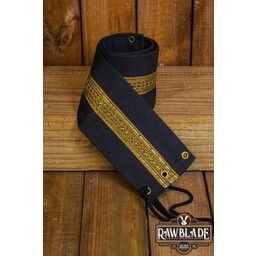 Ceinture en tissu Jeanne - Noir / doré - Celtic Webmerchant