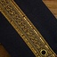 Ceinture en tissu Jeanne - Noir / doré - Celtic Webmerchant