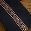 Ceinture en tissu Jeanne - Noir / roses roses - Celtic Webmerchant