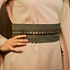 Ceinture en tissu Jeanne - Vert / roses vertes - Celtic Webmerchant