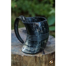 Horn cup Shetland, dark - Celtic Webmerchant