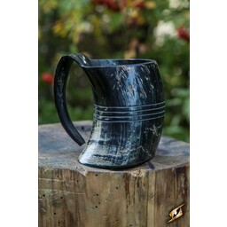 Horn cup Shetland, dark - Celtic Webmerchant