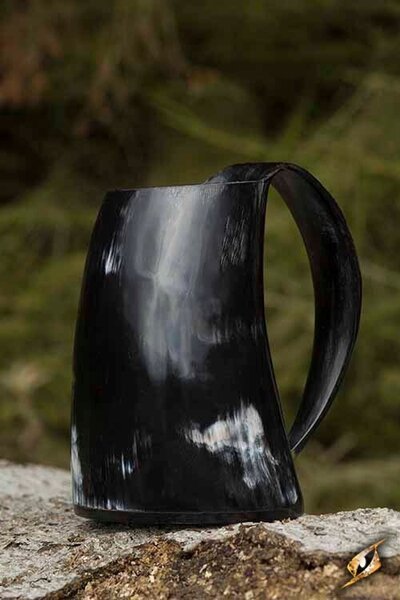 tazza Horn con l'orecchio 0,5L, scuro - Celtic Webmerchant