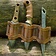 Epic Armoury Soporte para cuchillos de lanzar LARP marrón, incl. 3 cuchillos - Celtic Webmerchant