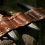 Houder voor LARP werpmessen bruin, incl. 3 messen - Celtic Webmerchant