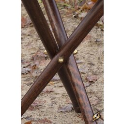Holz-Leder Klapphocker M - Celtic Webmerchant