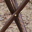 Wood-leather folding stool M - Celtic Webmerchant