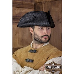 Pirate hat Jack Rackham, deluxe, black - Celtic Webmerchant