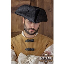 Pirate Hat Jack Rackham, Deluxe, noir - Celtic Webmerchant