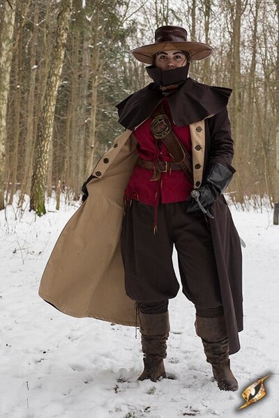 Manteau Hellsing, marron foncé - Celtic Webmerchant