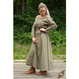 Dress Morgaine, green - Celtic Webmerchant