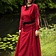 Epic Armoury Dress Morgaine, red - Celtic Webmerchant