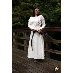 Kleid Morgaine, weiß - Celtic Webmerchant