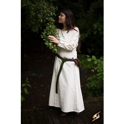 Kleid Morgaine, weiß - Celtic Webmerchant