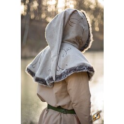 Päls huva Gisla, grå - Celtic Webmerchant