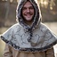 Fur hood Gisla, grey - Celtic Webmerchant