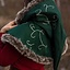 Fur hood Gisla, green - Celtic Webmerchant