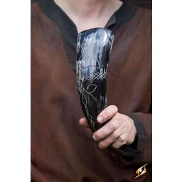 Celtic drinking horn 0,5L, dark - Celtic Webmerchant