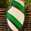 Knight Shield, Green/White, LARP Shield - Celtic Webmerchant