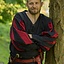 Landsknecht koszula, czarny / czerwony - Celtic Webmerchant