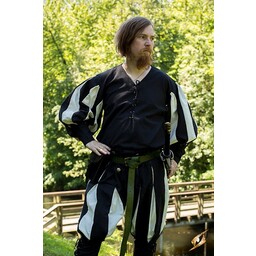 Chemise Landsknecht noir - Celtic Webmerchant