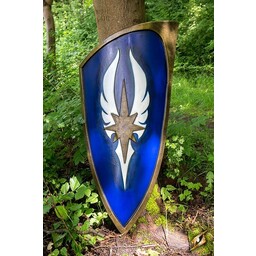 bouclier elfe bleu GN, 120 x 55 cm - Celtic Webmerchant