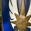 LARP elvenschild blauw, 120 x 55 cm - Celtic Webmerchant
