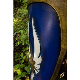 LARP blå elven sköld, 120 x 55 cm - Celtic Webmerchant