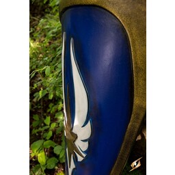 LARP blue elven shield, 120 x 55 cm - Celtic Webmerchant