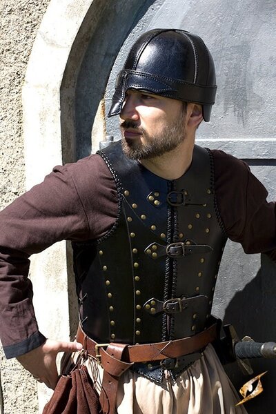 LARP Brigandine, black - Celtic Webmerchant
